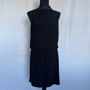 White House Black Market Rhinestone Embellished Sleeveless Dress Size M - 0292